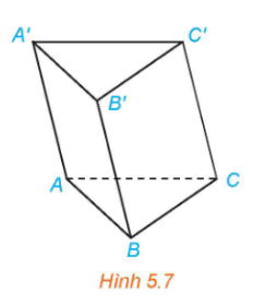 hình lăng trụ $ABC.A'B'C'$.