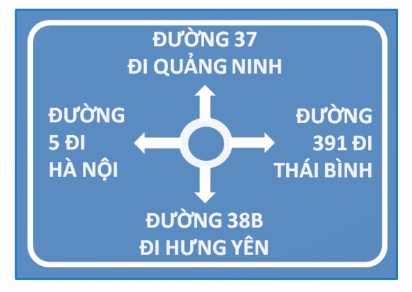 Bảng định tuyến tương tự như bảng chỉ đường giao thông (Ảnh Sách KNTT)