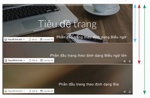 Các tùy chọn Loại tiêu đề (Ảnh Sách KNTT)