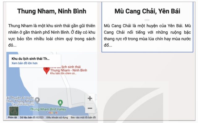 Di chuyển bản đồ vào trong bài viết (Ảnh Sách KNTT)
