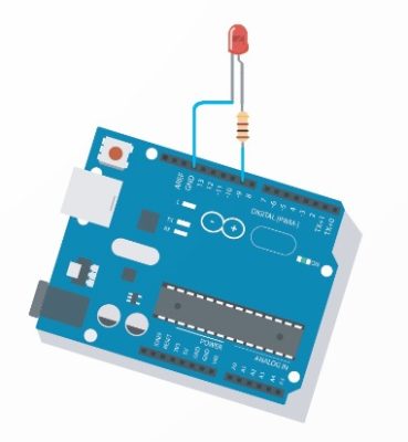 Điều khiển LED bằng bo mạch lập trình vi điều khiển