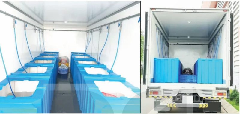 Dụng cụ vận chuyển cá thương phẩm (Ảnh Sách KNTT)