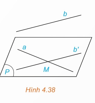 Hai đường thẳng chéo nhau (Ảnh Sách KNTT)