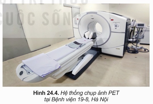 Hệ thống chụp ảnh PET (Hình 24.4)