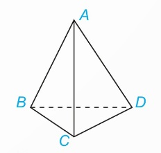 Tứ diện ABCD với 4 mặt: (ABC), (ABD), (ACD), (BCD)