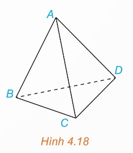 Hình tứ diện ABCD (Ảnh Sách KNTT)