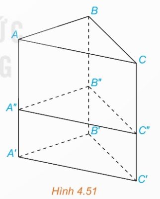 Lăng trụ tam giác với thiết diện (Ảnh Sách KNTT)