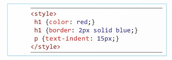 Mẫu định dạng CSS (Ảnh Sách KNTT)