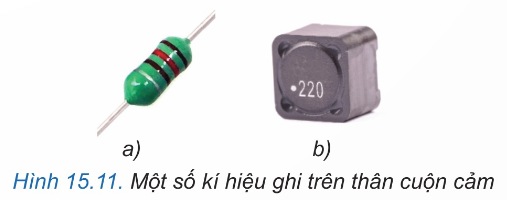 Một số kí hiệu ghi trên thân cuộn cảm