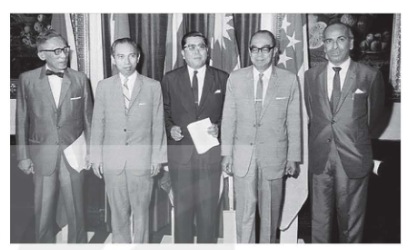 Ngoại trưởng năm nước tham gia sáng lập ASEAN (1967)