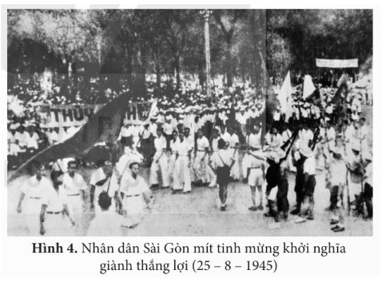 Nhân dân Sài Gòn mít tinh mừng khởi nghĩa giành thắng lợi (25-8-1945)