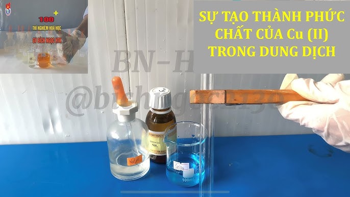 phản ứng tạo phức chất trong dung dịch