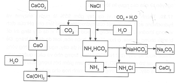 Sơ đồ quy trình Solvay