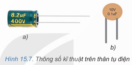 Thông số kĩ thuật trên thân tụ điện