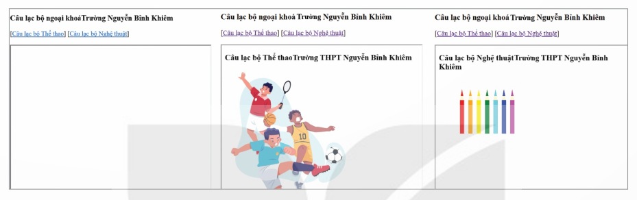 Trang web sử dụng khung nội tuyến iframe (Ảnh Sách KNTT)