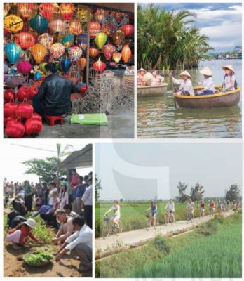 Task 1: Look at the photos of an ecotour to Hoi An villages