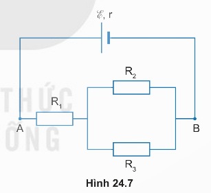 Mạch điện có (R₂ // R₃) nối tiếp R₁