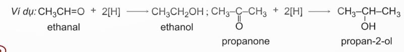 Phương trình phản ứng khử aldehyde và ketone