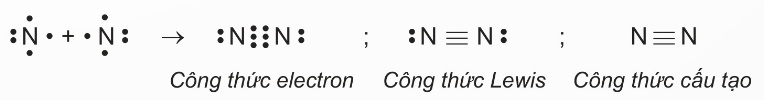 Sơ đồ tạo thành $\text{N}_2$ (Ảnh Sách KNTT)
