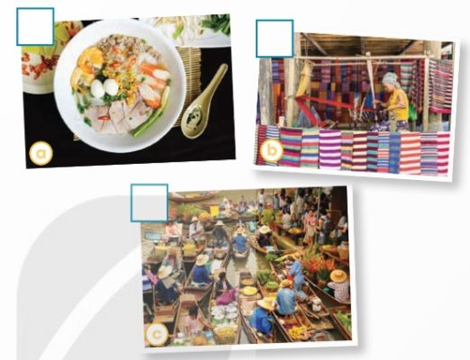 Task 1: Work in pairs. Look at the photos from an ecotour in the Mekong Delta. What do you think ecotourists can do there?