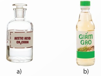 Acetic acid trong phòng thí nghiệm và trong giấm ăn