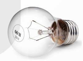 Bóng đèn sợi đốt ghi 220 V – 60 W
