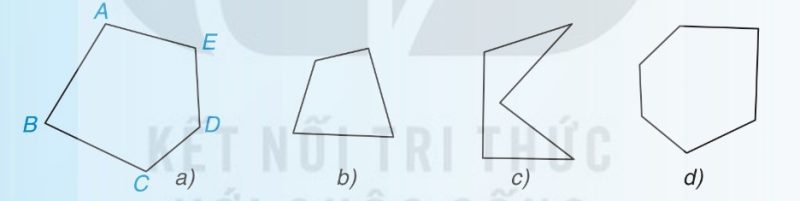 các ví dụ về đa giác (ảnh sách KNTT)