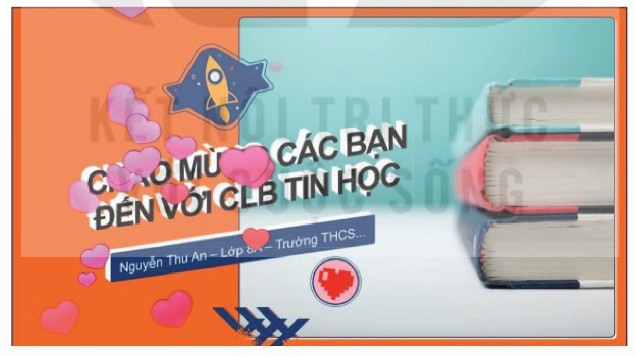 Hình 11b.7 – Hình ảnh được thêm hiệu ứng Heart Sparkles