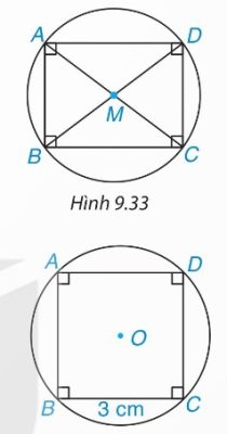 hình chữ nhật ABCD, giao điểm M