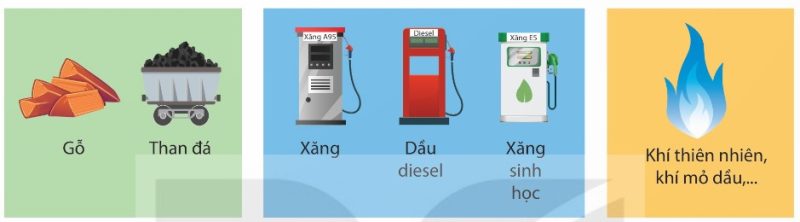 Một số loại nhiên liệu phổ biến