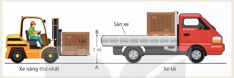 Nâng thùng hàng bằng xe nâng