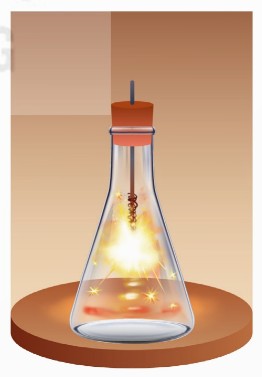 Sắt cháy trong oxygen