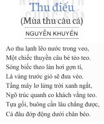 Thu Điếu (Ảnh Sách KNTT)