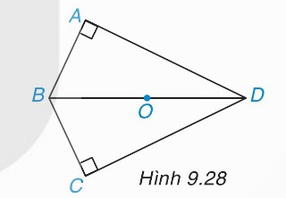 tứ giác ABCD có Â = Ĉ = 90°, nội tiếp đường tròn đường kính BD