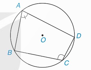 tứ giác ABCD nội tiếp, hai cung BCD và BAD