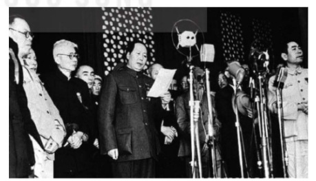 Mao Trạch Đông tuyên bố thành lập nước Cộng hòa Nhân dân Trung Hoa (1949)