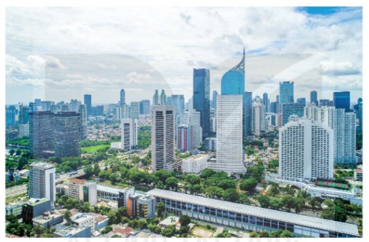 Một góc thành phố Gia-các-ta, In-đô-nê-xi-a