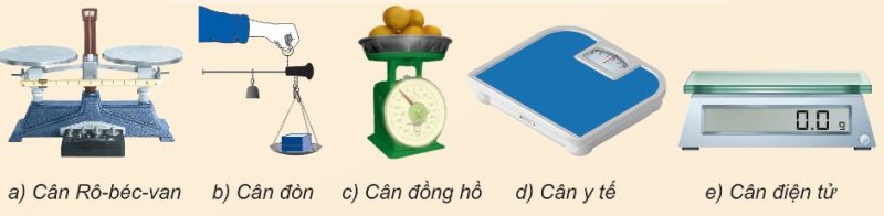 Một số loại cân thông dụng