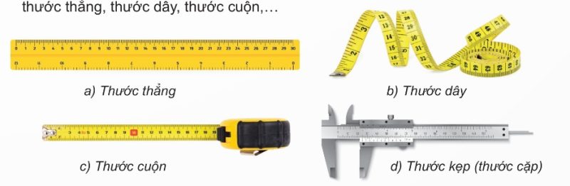 Một số loại thước thông dụng