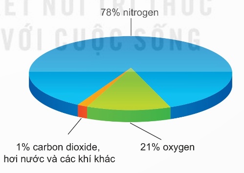 Thành phần phần trăm thể tích của không khí