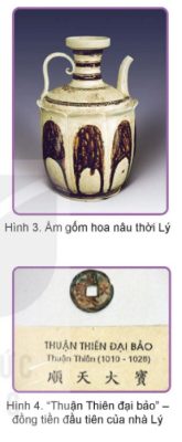 Ấm gốm hoa nâu thời Lý