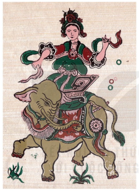 Bà Triệu (tranh dân gian Đông Hồ)