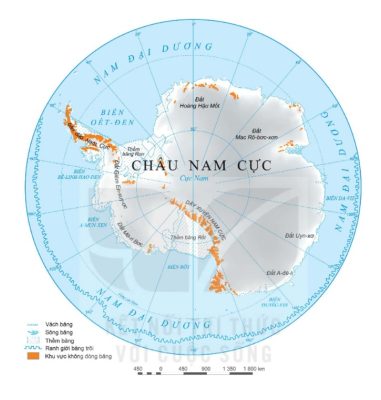 Bản đồ châu Nam Cực