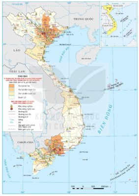 Bản đồ công nghiệp Việt Nam năm 2024