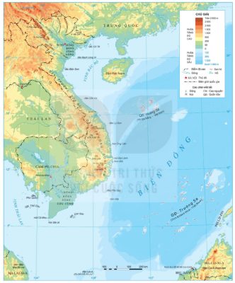 Bản đồ địa hình Việt Nam