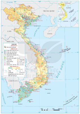 Bản đồ du lịch Việt Nam năm 2024