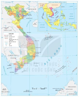 Bản đồ hành chính Việt Nam năm 2025