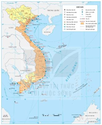 Bản đồ kinh tế biển, đảo Việt Nam năm 2024