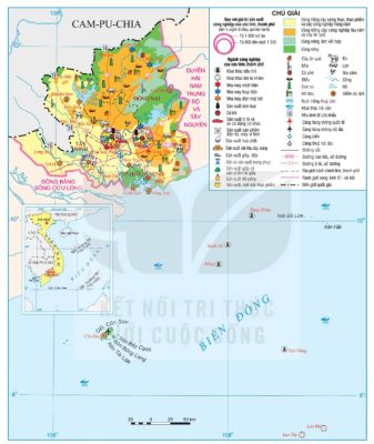Bản đồ kinh tế vùng Đông Nam Bộ năm 2024