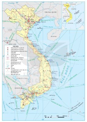 Bản đồ mạng lưới giao thông Việt Nam năm 2024
